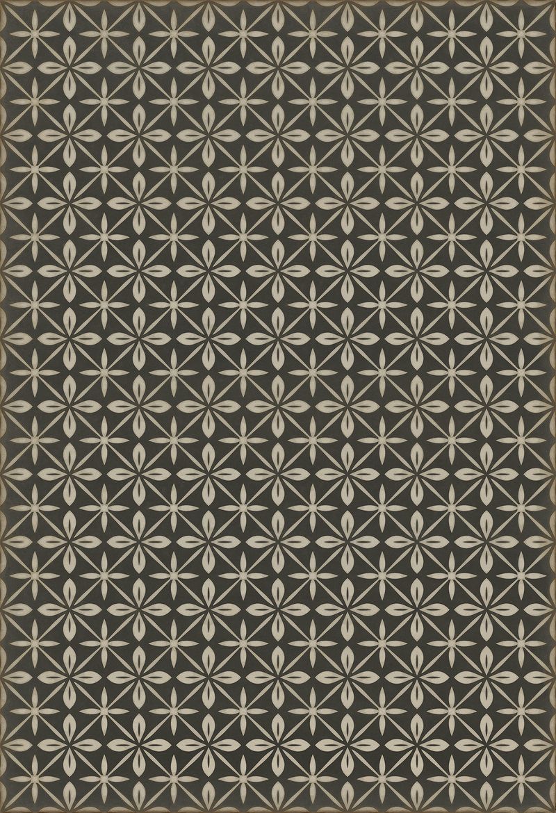 Vintage Vinyl Rug - Pattern 81 - Uptown Diner