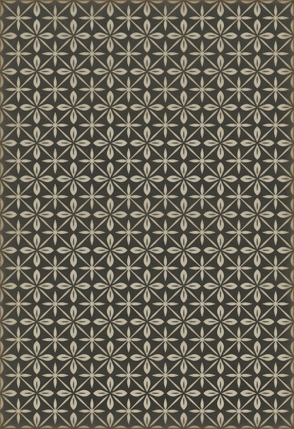 Vintage Vinyl Rug - Pattern 81 - Uptown Diner