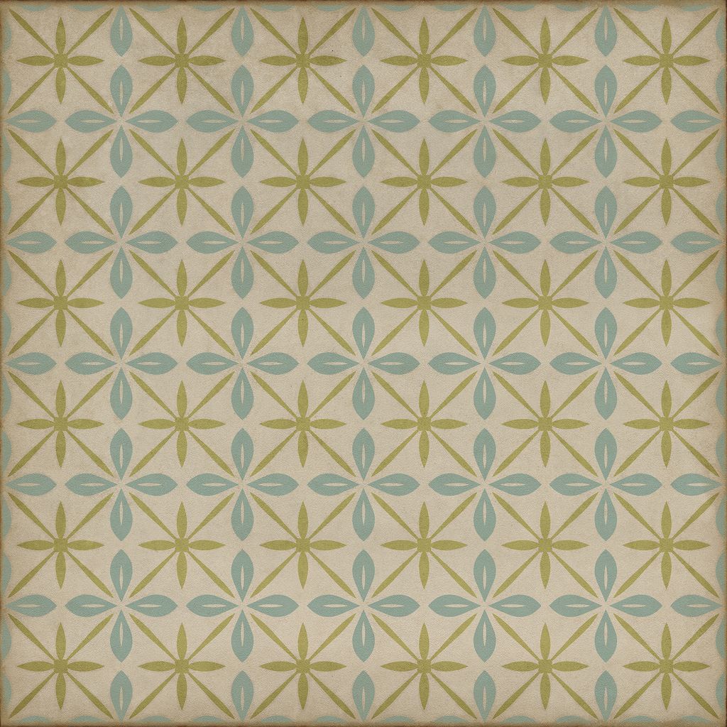 Vintage Vinyl Rug - Pattern 81 - Moms Kitchen
