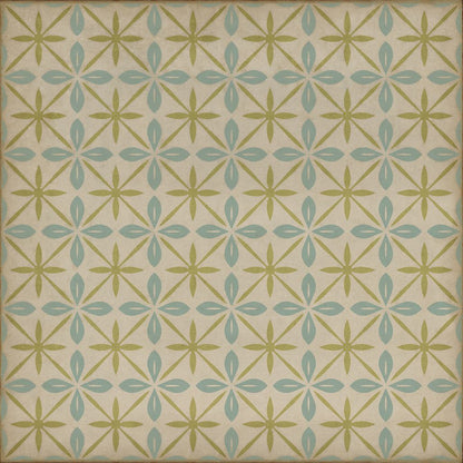 Vintage Vinyl Rug - Pattern 81 - Moms Kitchen