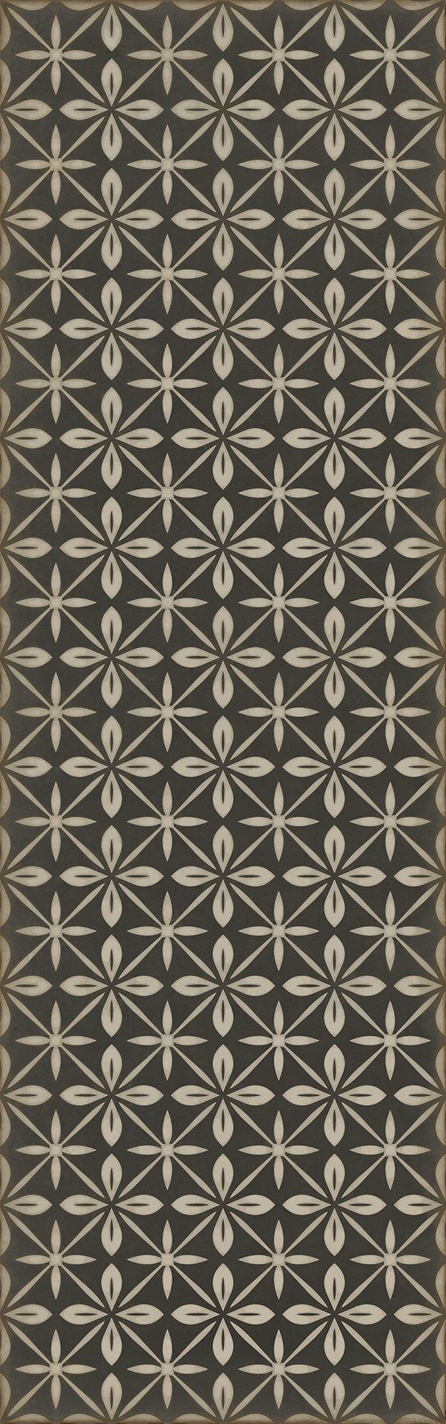 Vintage Vinyl Rug - Pattern 81 - Uptown Diner