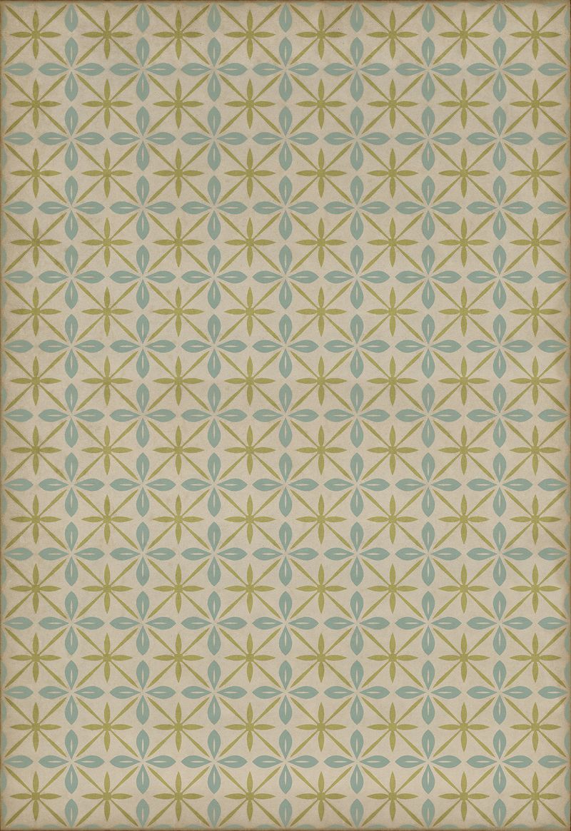 Vintage Vinyl Rug - Pattern 81 - Moms Kitchen