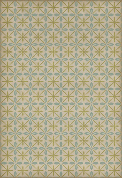 Vintage Vinyl Rug - Pattern 81 - Moms Kitchen