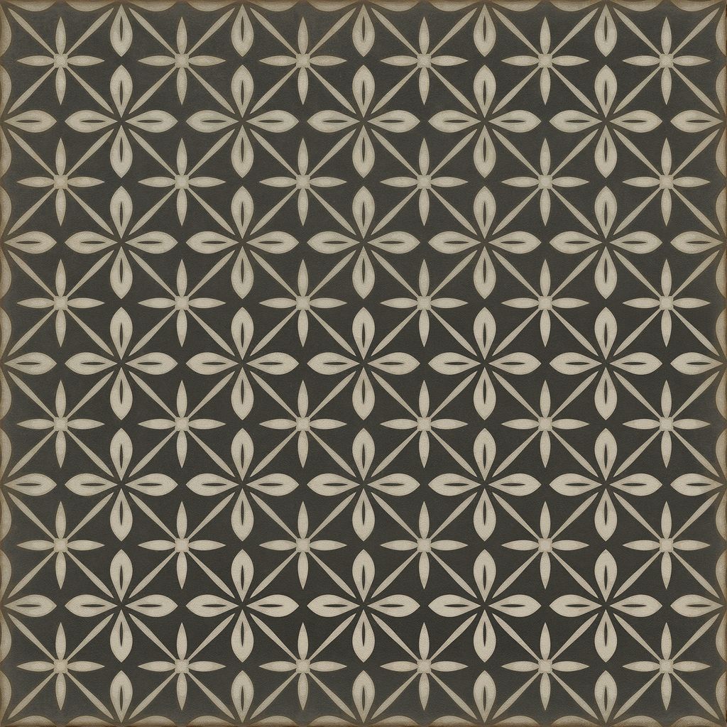 Vintage Vinyl Rug - Pattern 81 - Uptown Diner