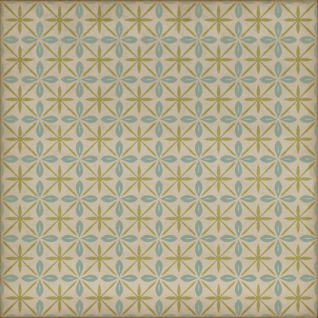 Vintage Vinyl Rug - Pattern 81 - Moms Kitchen