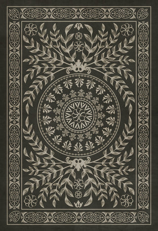Vintage Vinyl Rug - Pattern 40 - Villa Lante