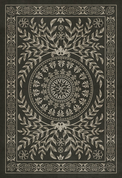 Vintage Vinyl Rug - Pattern 40 - Villa Lante