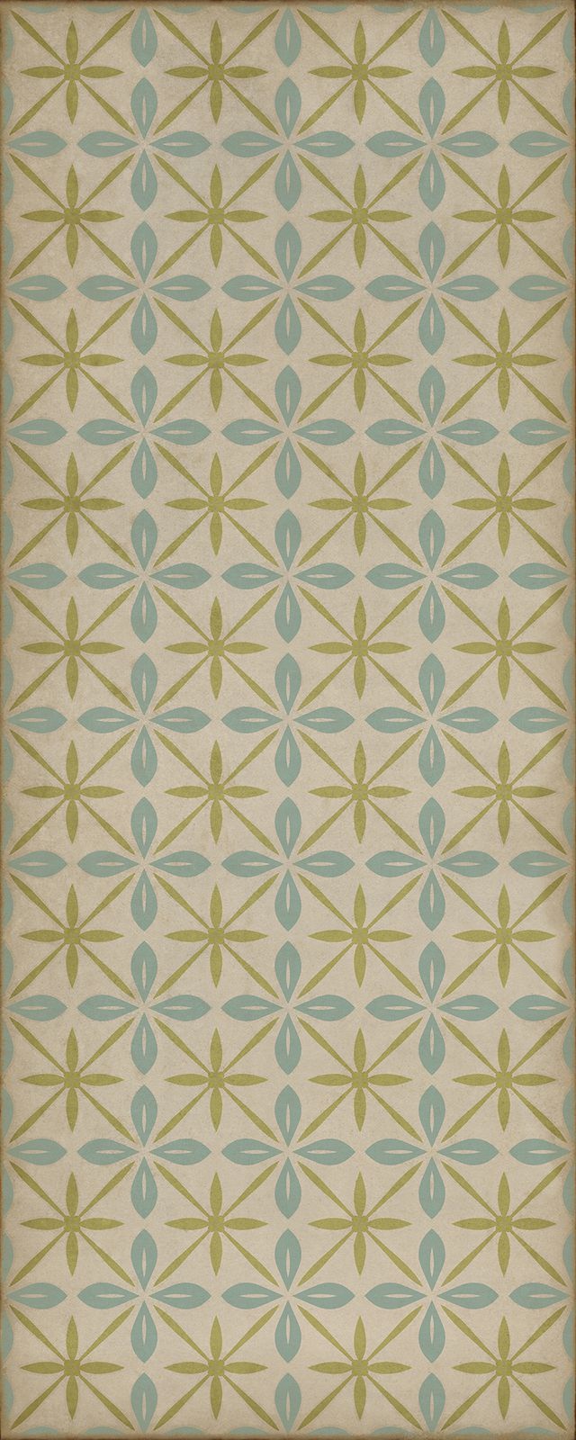 Vintage Vinyl Rug - Pattern 81 - Moms Kitchen