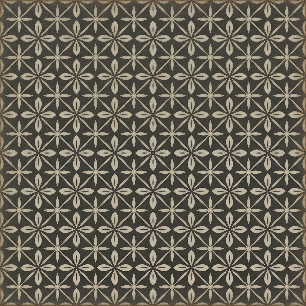 Vintage Vinyl Rug - Pattern 81 - Uptown Diner