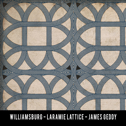 Vintage Vinyl Rug - Lamerie Lattice - James Geddy