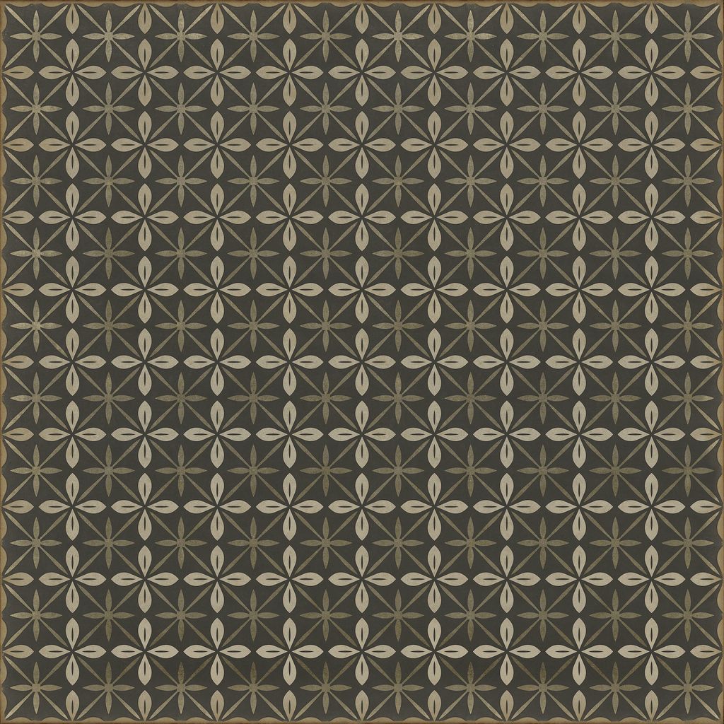 Vintage Vinyl Rug - Pattern 81 - the Transport Cafe