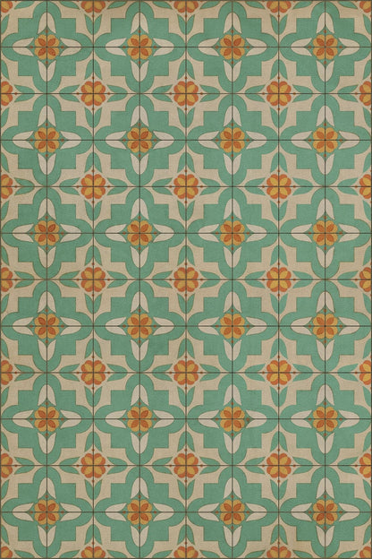 Vintage Vinyl Rug - Pattern 33 - Dutch