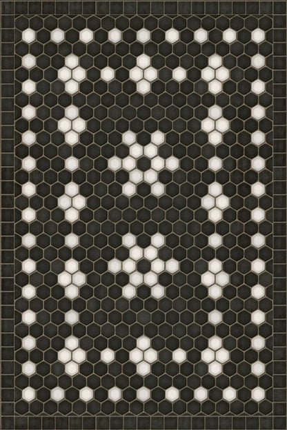Vintage Vinyl Rug - Mosaic B - Belmont Park