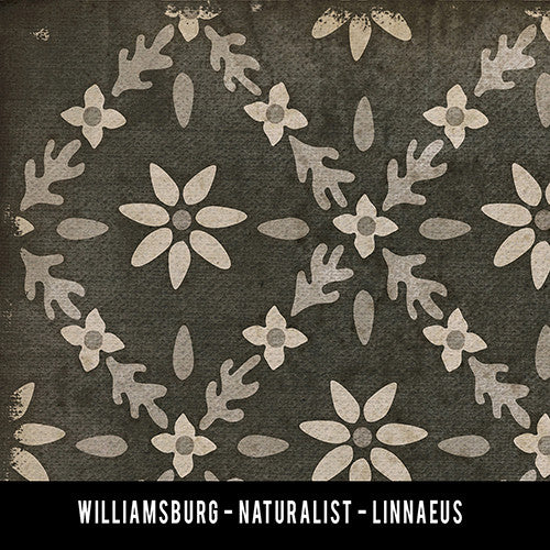 Vintage Vinyl Rug - Naturalist - Linnaeus - Samples