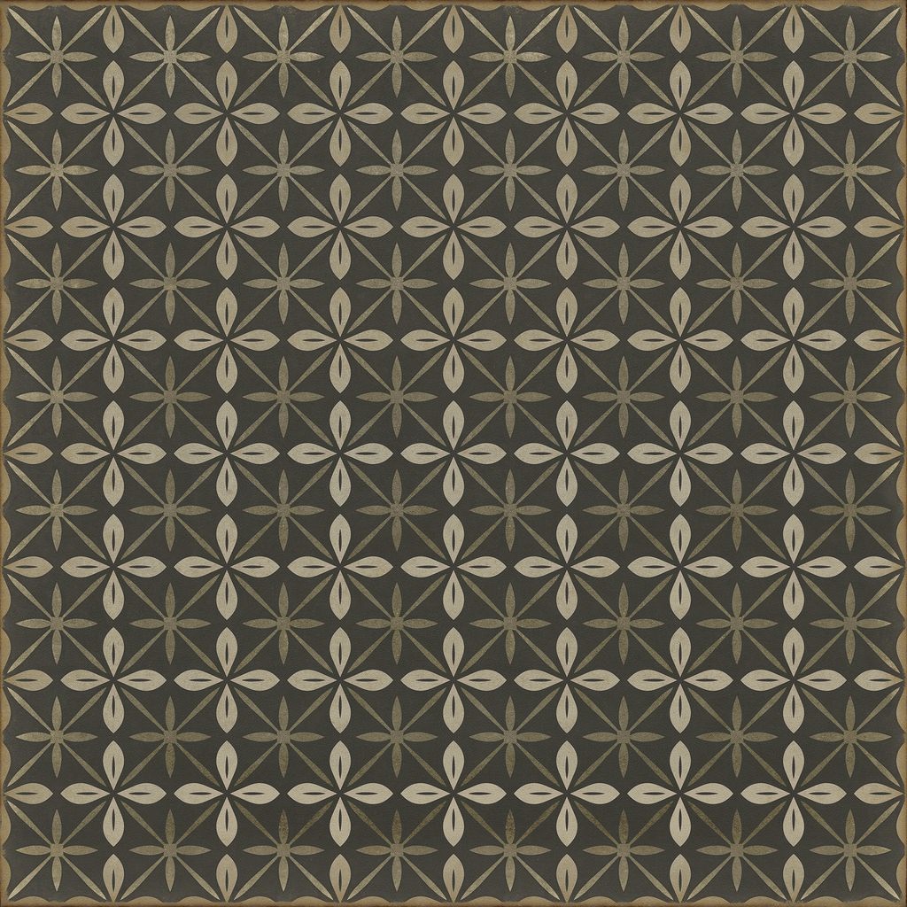 Vintage Vinyl Rug - Pattern 81 - the Transport Cafe