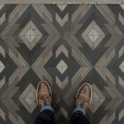 Vintage Vinyl Rug - Denali - Silverthrone