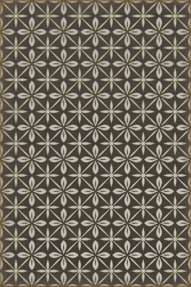 Vintage Vinyl Rug - Pattern 81 - Uptown Diner