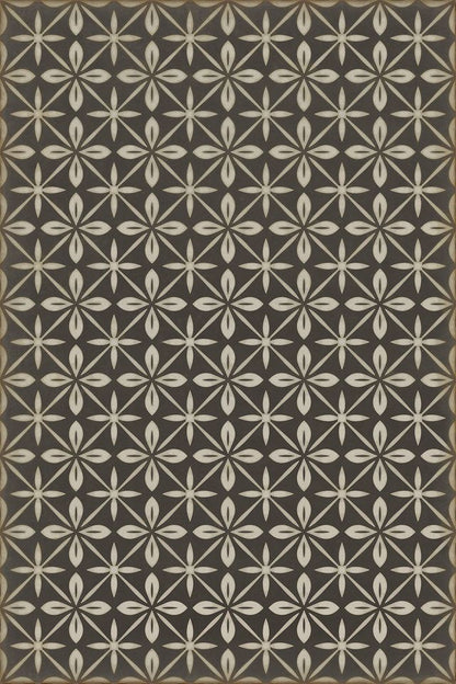 Vintage Vinyl Rug - Pattern 81 - Uptown Diner