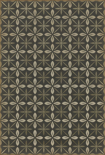 Vintage Vinyl Rug - Pattern 81 - the Transport Cafe