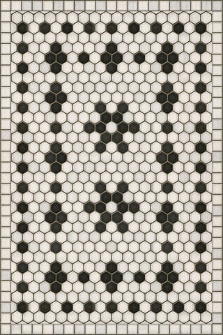 Vintage Vinyl Rug - Mosaic B - Clemont Avenue