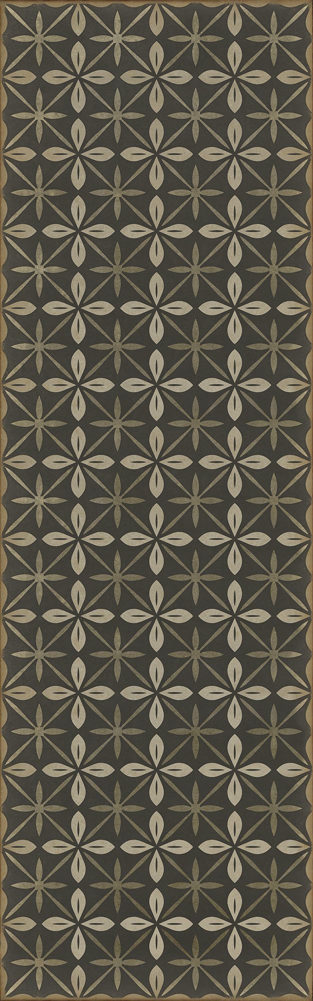Vintage Vinyl Rug - Pattern 81 - the Transport Cafe