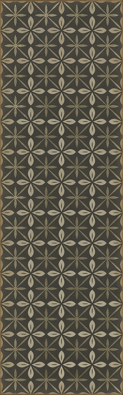 Vintage Vinyl Rug - Pattern 81 - the Transport Cafe