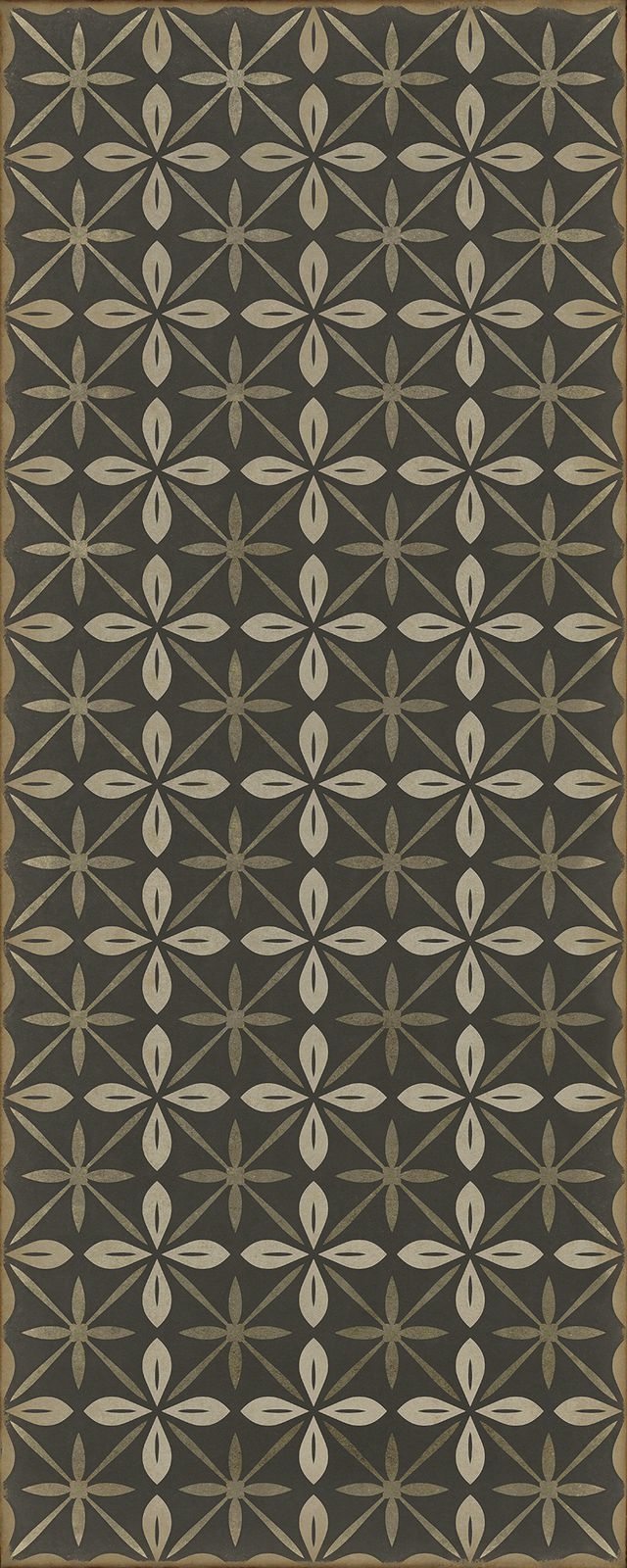 Vintage Vinyl Rug - Pattern 81 - the Transport Cafe