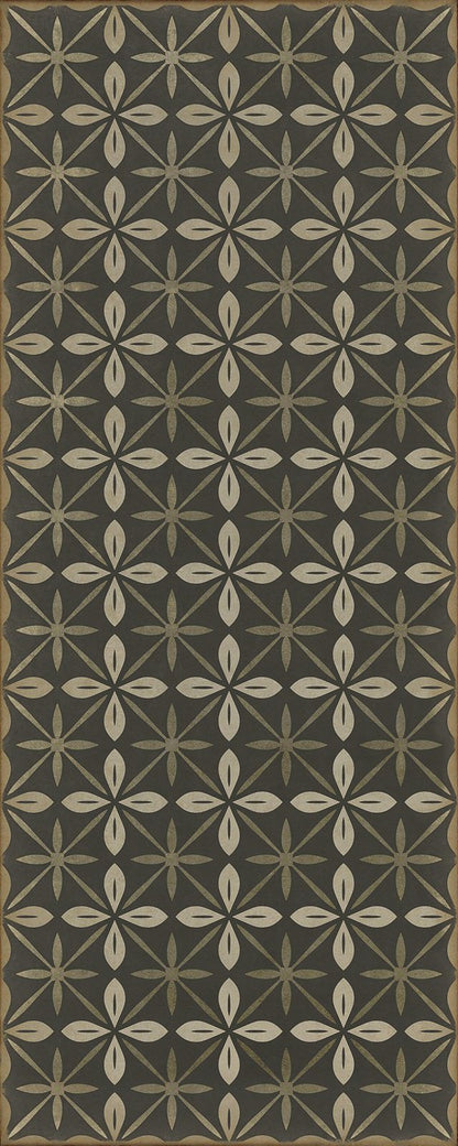 Vintage Vinyl Rug - Pattern 81 - the Transport Cafe