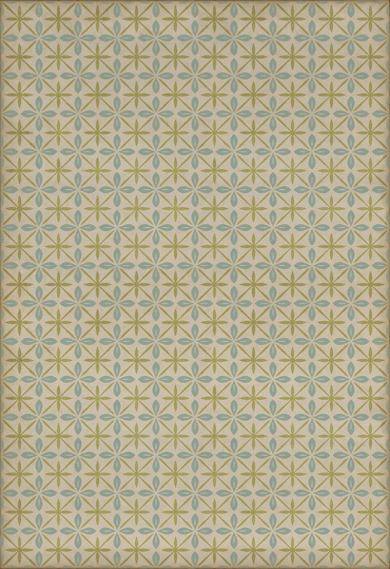 Vintage Vinyl Rug - Pattern 81 - Moms Kitchen