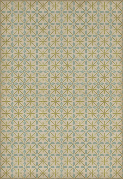 Vintage Vinyl Rug - Pattern 81 - Moms Kitchen