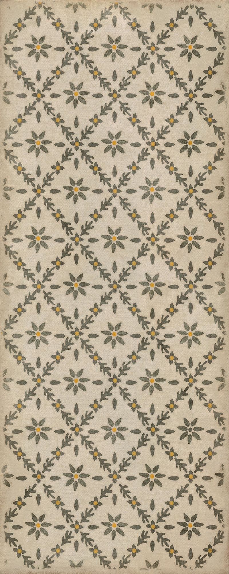 Vintage Vinyl Rug - Naturalist - Clayton - 36"X90"
