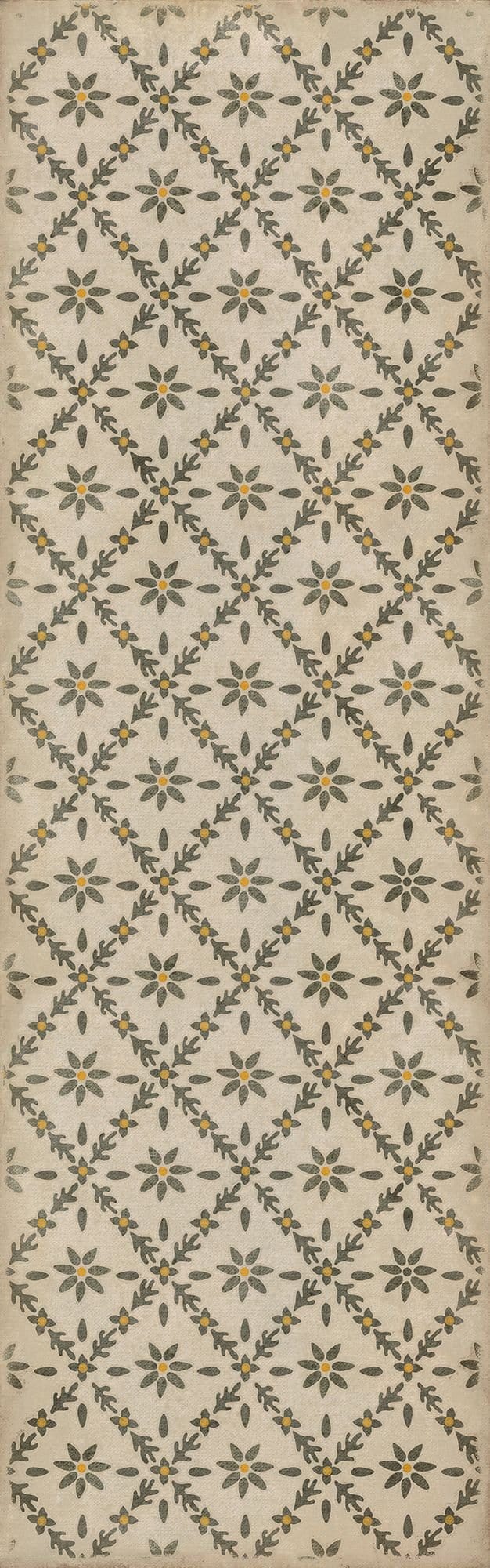 Vintage Vinyl Rug - Naturalist - Clayton - 36"X115"