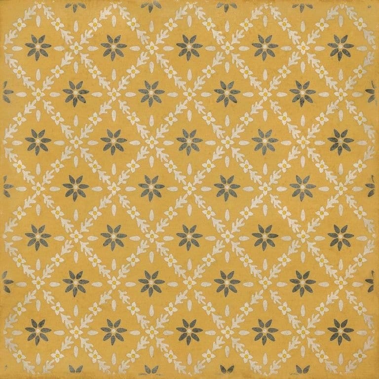 Vintage Vinyl Rug - Naturalist - Catesby - 60"X60"