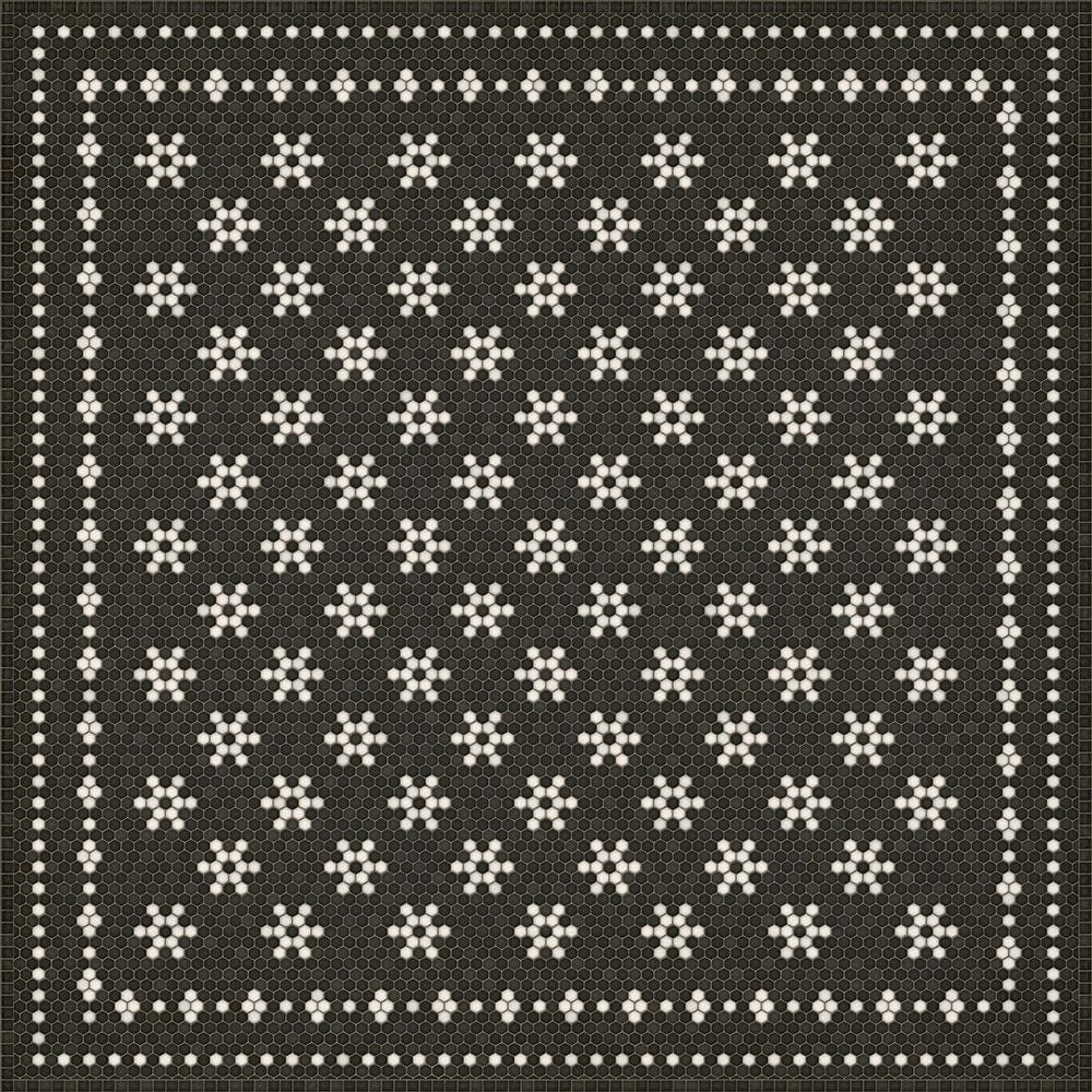 Vintage Vinyl Rug - Mosaic - Belmont Park