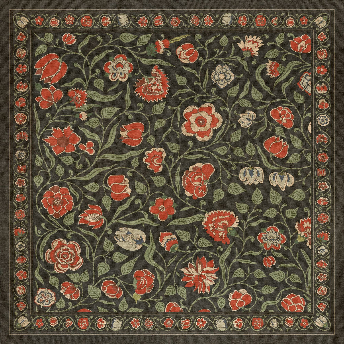 Antique Floral Rug | Certified Non-Slip | Monroe and Leisure – Monroe ...