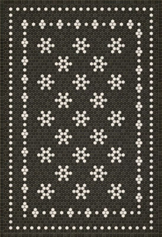 Vintage Vinyl Rug - Mosaic - Belmont Park