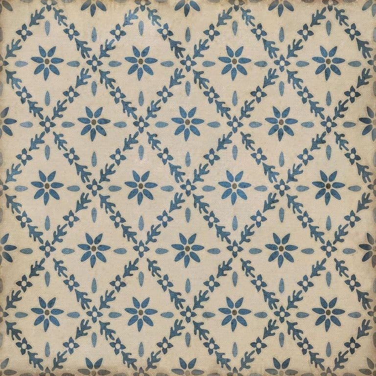 Vintage Vinyl Rug - Naturalist - Fotthergill - 36"X36"