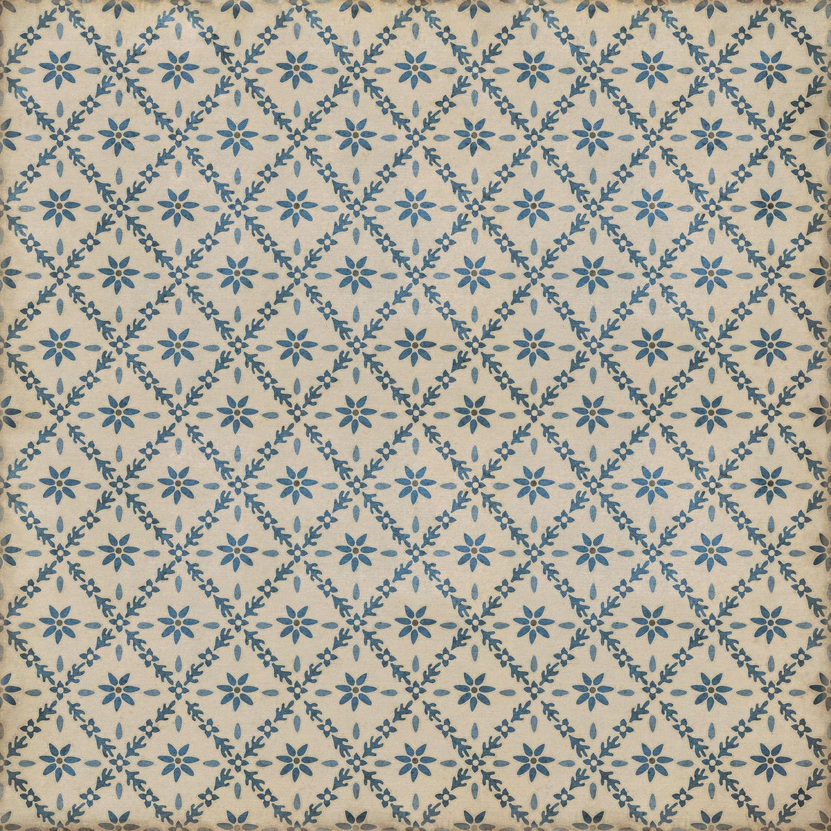 Vintage Vinyl Rug - Naturalist - Fotthergill - 96"X96"