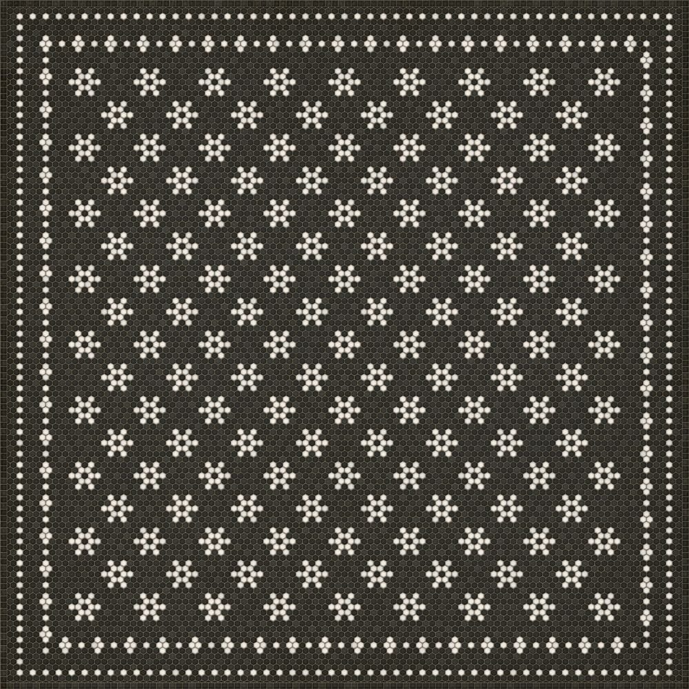 Vintage Vinyl Rug - Mosaic - Belmont Park
