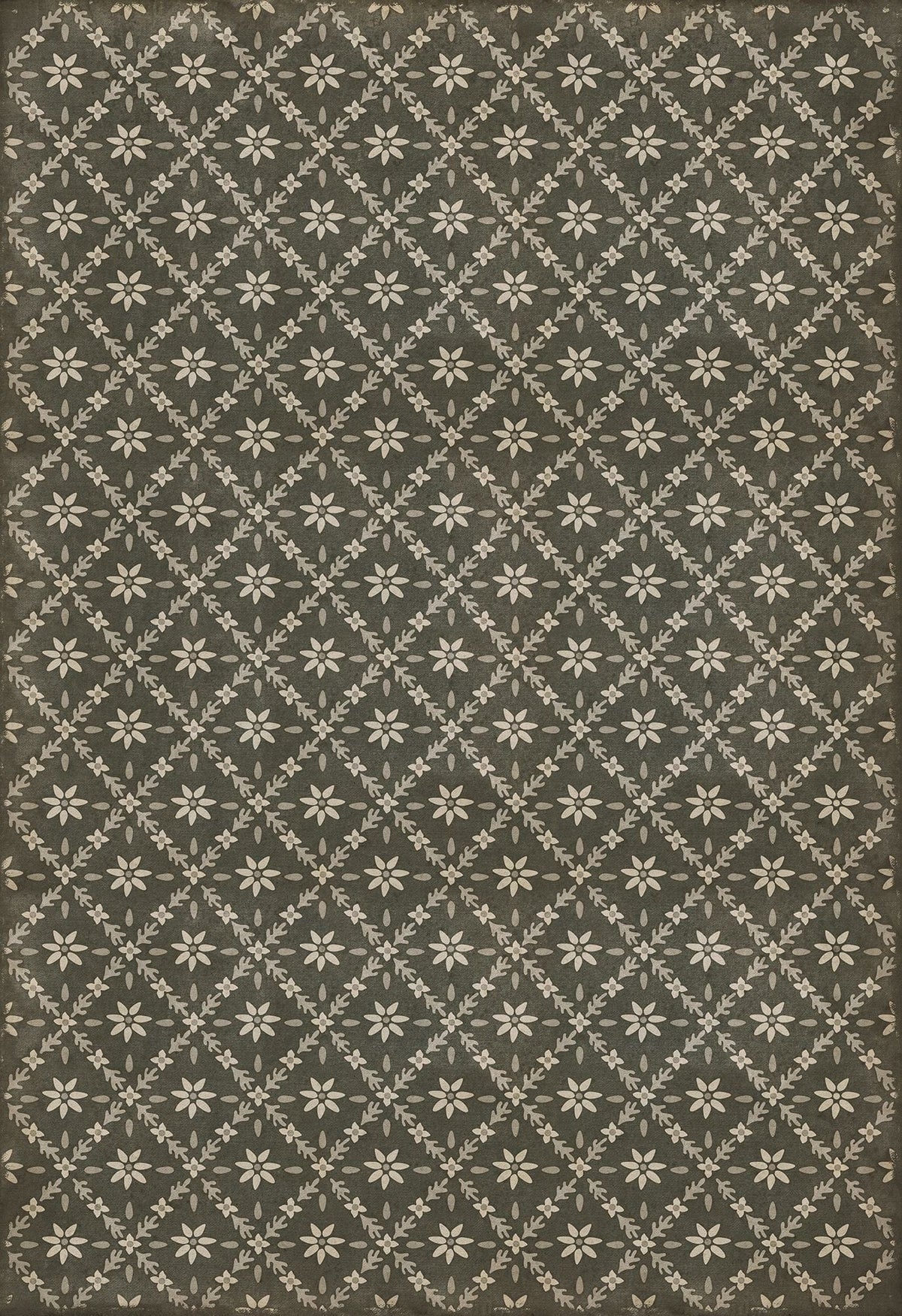 Vintage Vinyl Rug - Naturalist - Linnaeus - 96"X140"