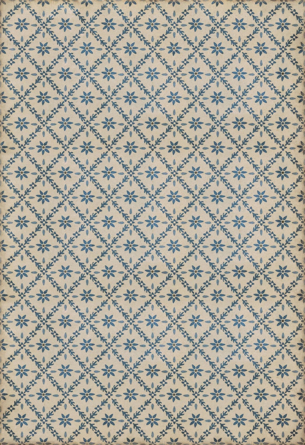 Vintage Vinyl Rug - Naturalist - Fotthergill - 96"X140"