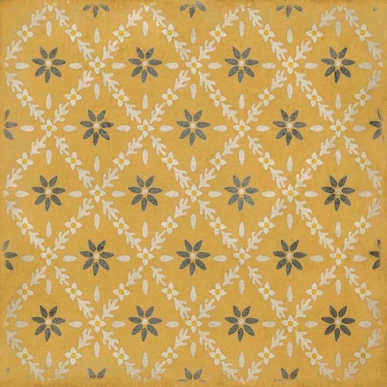Vintage Vinyl Rug - Naturalist - Catesby - 36"X36"
