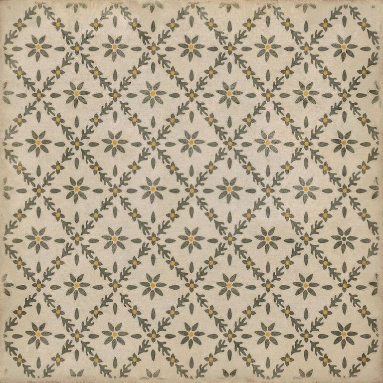 Vintage Vinyl Rug - Naturalist - Clayton - 60"X60"