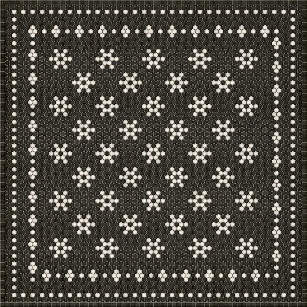 Vintage Vinyl Rug - Mosaic - Belmont Park