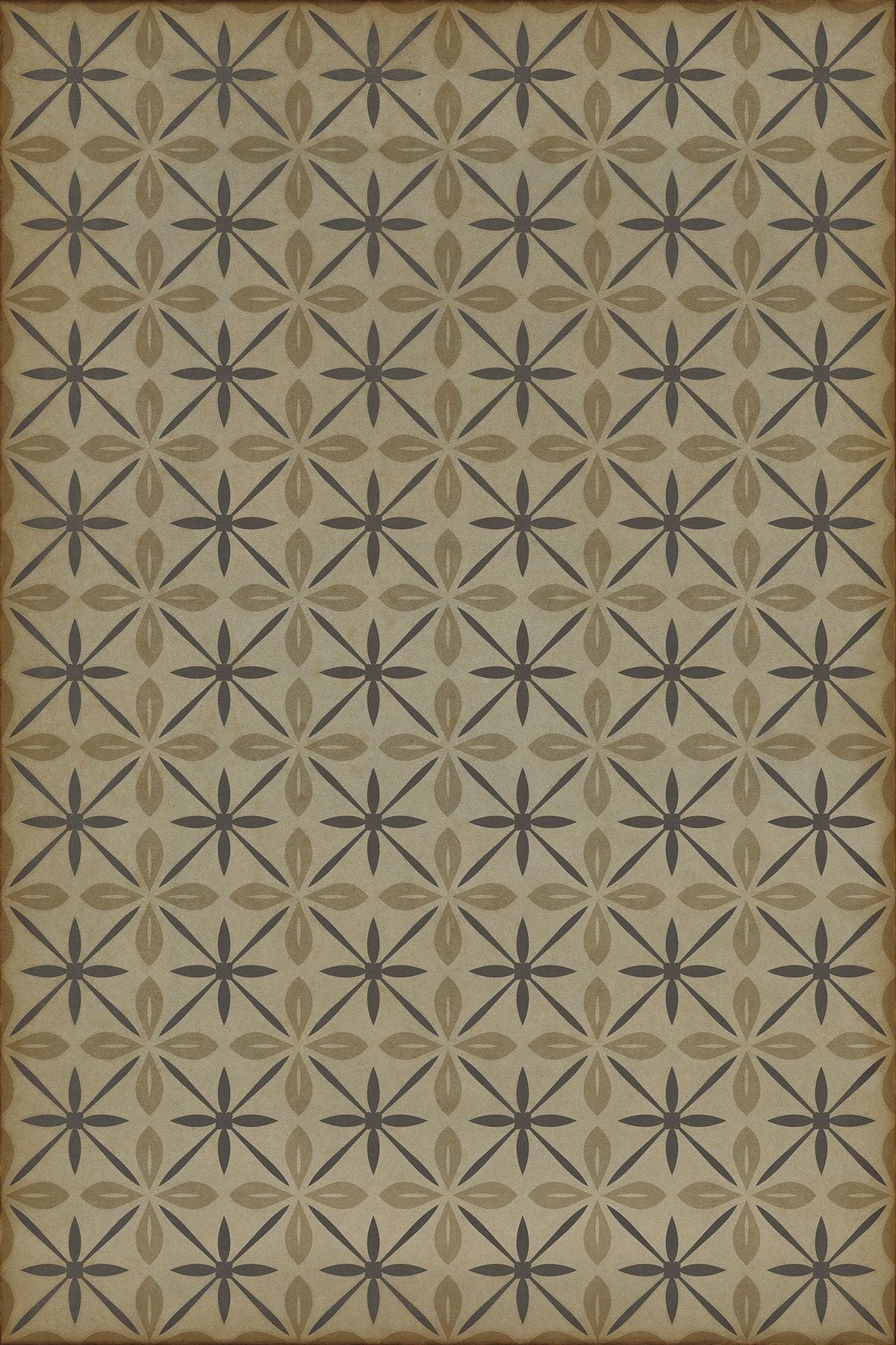 Vintage Vinyl Rug - Pattern 81 - Dining Car