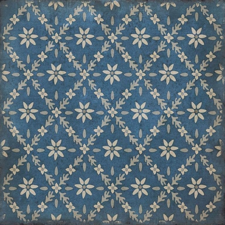 Vintage Vinyl Rug - Naturalist - Colden - 36"X36"