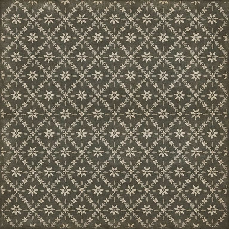 Vintage Vinyl Rug - Naturalist - Linnaeus - 96"X96"