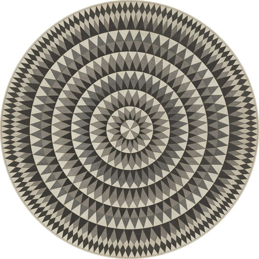 Vintage Vinyl Rug - Bulls Eye - Eye Mingling Light