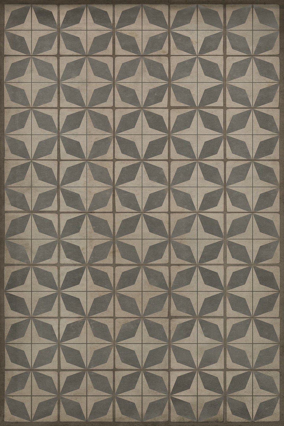 Vintage Vinyl Rug - Pattern 54 - Galactic