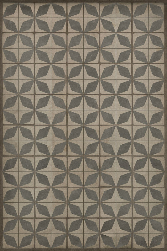 Vintage Vinyl Rug - Pattern 54 - Galactic